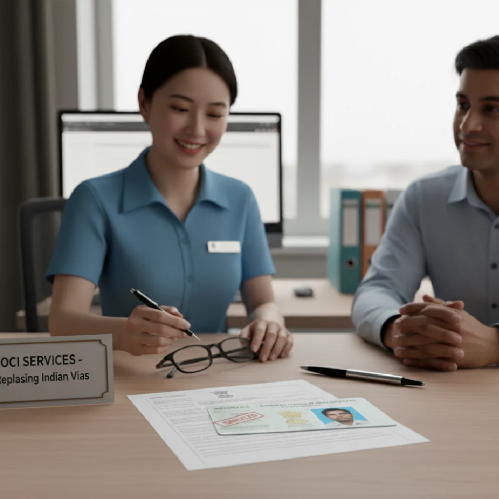OCI Replace an Indian Visa