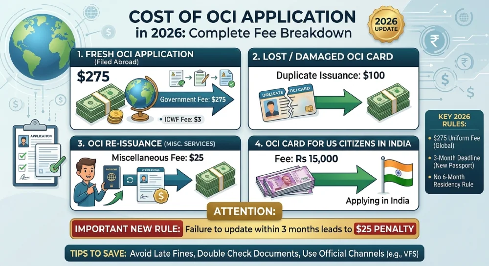 india oci charges