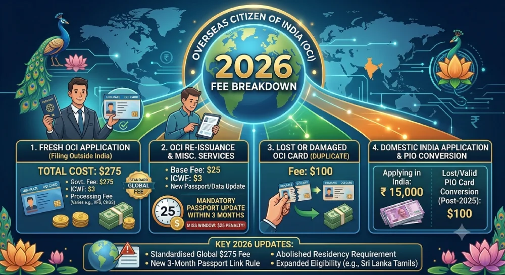 number of oci applications from usa per year
