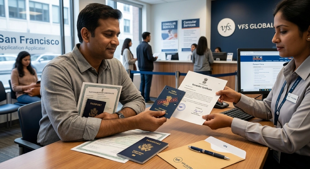 renounced indian citizenship