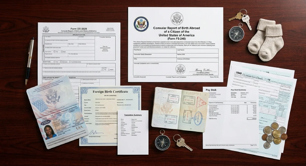 fs 545 certificate of birth abroad