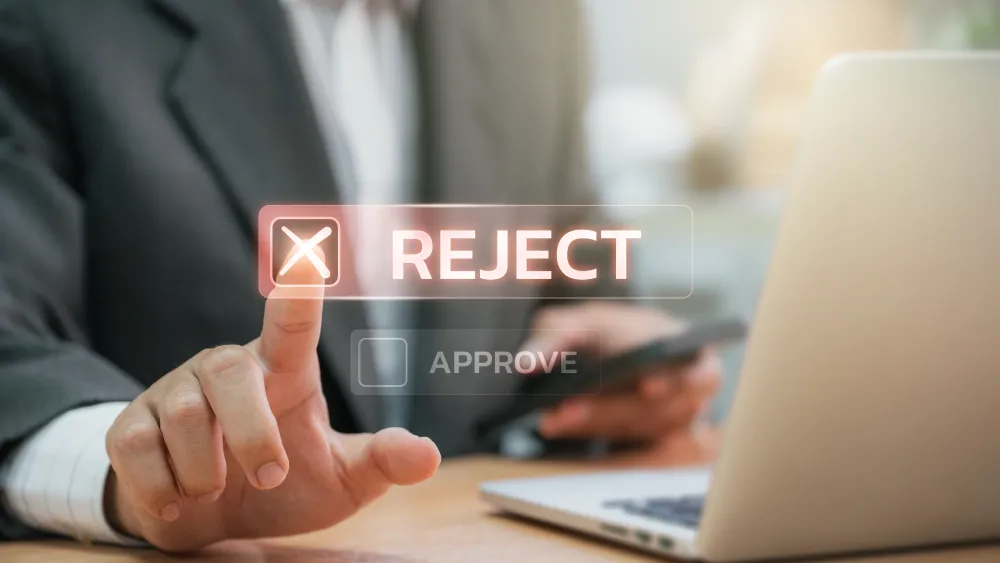 oci application rejected