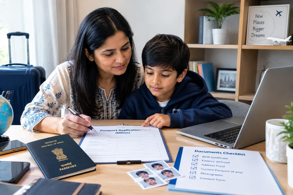 passport application for minors